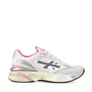 Sneakers femei Premiata MoerunD gri din piele întoarsă și textil 1699DP7467VGR