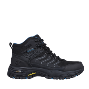 Men's Skechers black waterproof boots made of synthetic and textile material - 1966BGT204634N