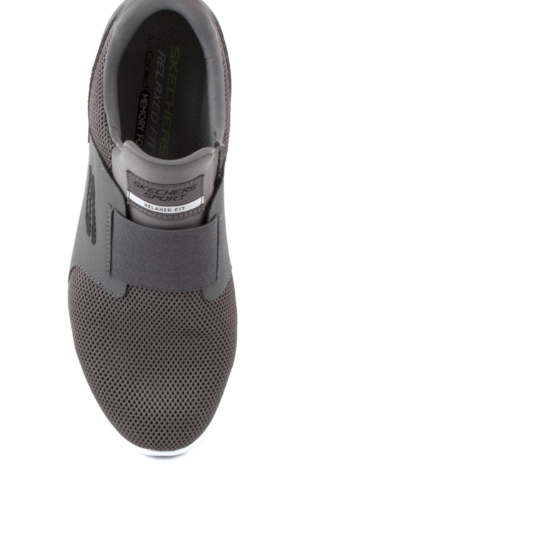 Skechers Men's grey and blue slip on sneakers 1961BPS52775GR