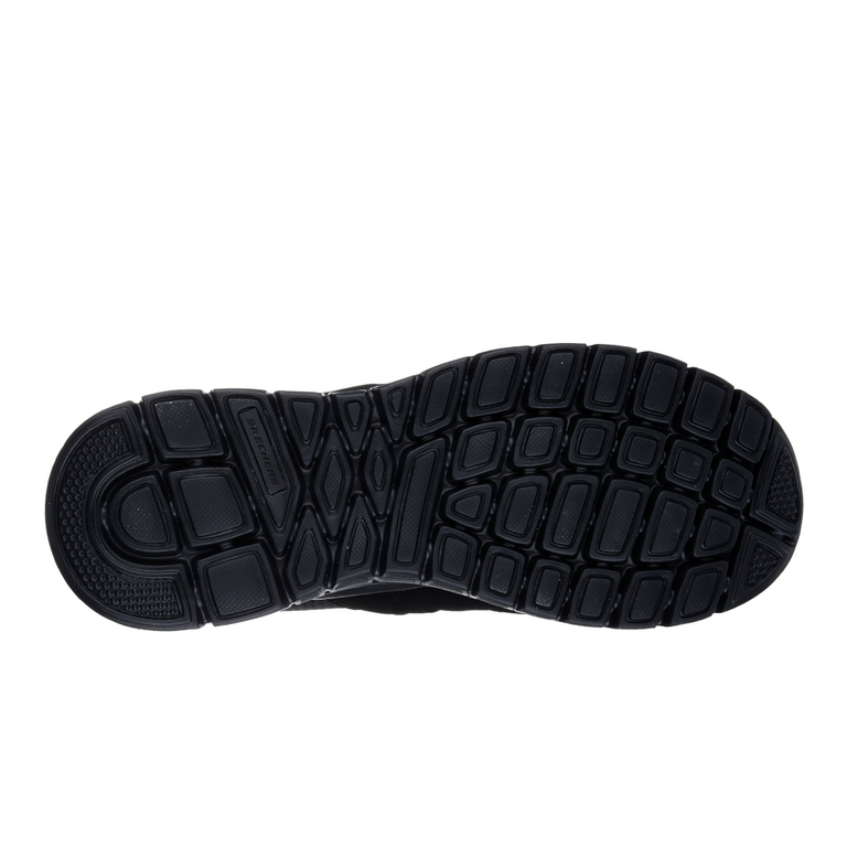 Pantofi sport bărbați Skechers negri din piele și textil 1965BPS526350N