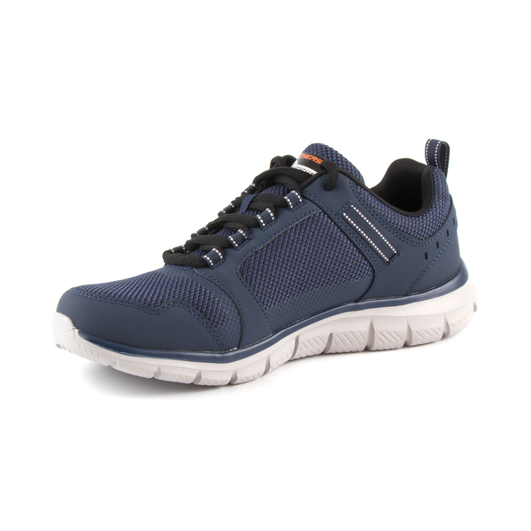 Skechers men's casual shoes in navy leather 1960BPS32001BL