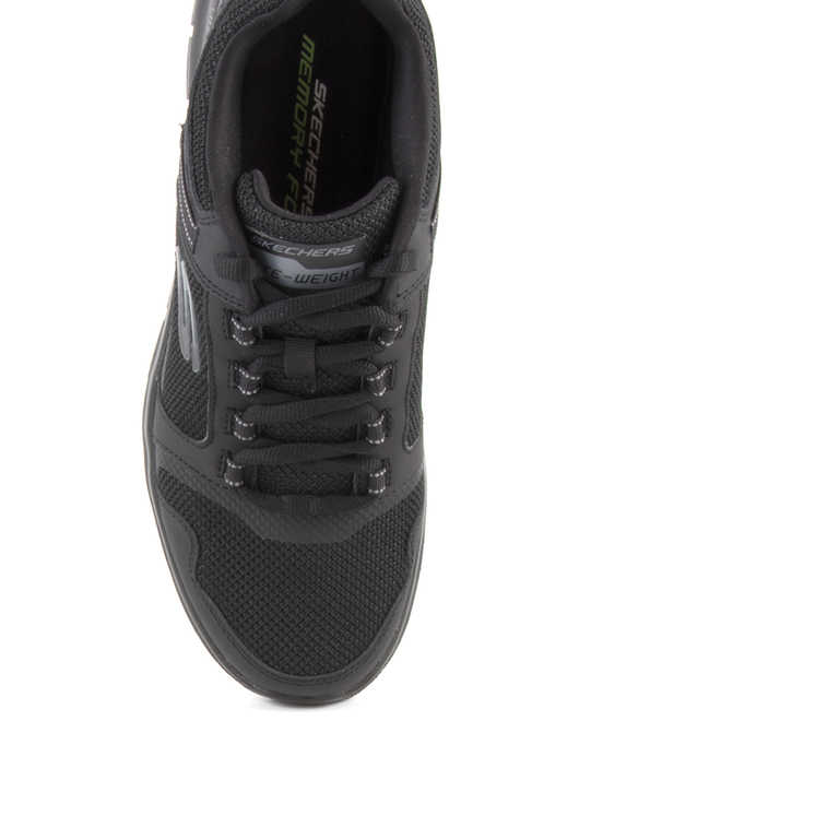 Skechers men's sneakers in black leather 1960BPS32001N
