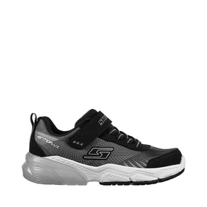 Pantofi sport băieți Skechers negri din material sintetic și textil 1965MP403728N