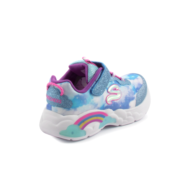 Skechers Kid's blue with rainbow print sneakers 1961CNP30230AZ