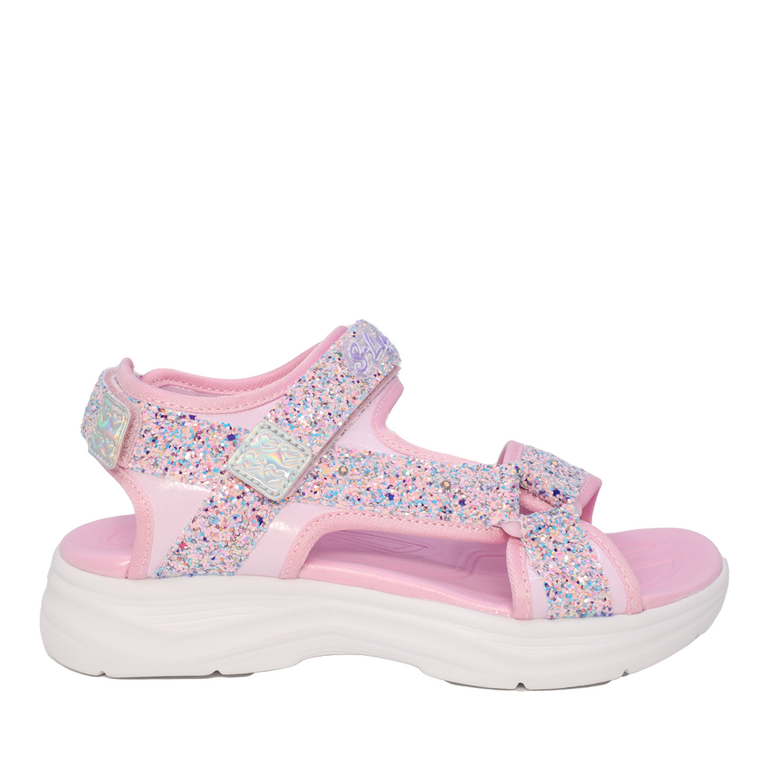 Sandale cu glitter fete Skechers roz 1965FS302965RO