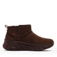 Ghete îmblănite femei Skechers Bobs B Flex Hi negre din piele 1962DG117390VN