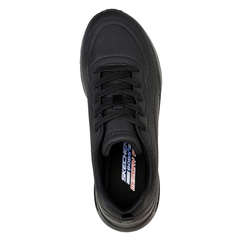 Skecher women sneakers in black fabric 1964DP11715N