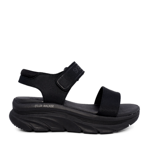 Skechers New Block sandales textiles noires pour femmes 1967DS119226N