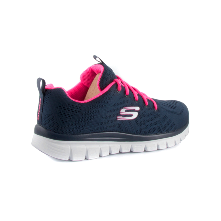 Skechers Women's navy and pink sneakers 1961DPS12615BL