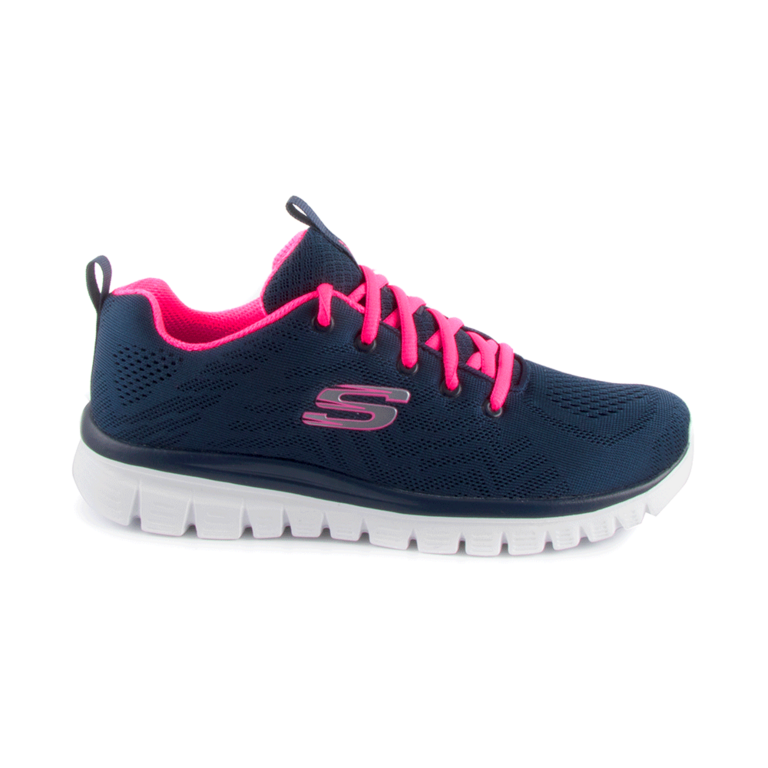 Skechers Women's navy and pink sneakers 1961DPS12615BL