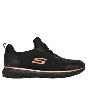 Pantofi sport femei Skechers negri din material knitted 1964DPS77222N