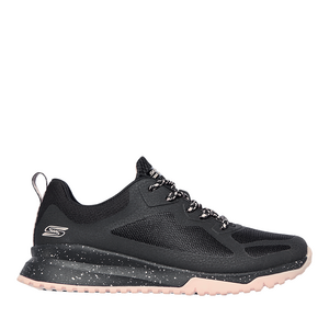 Pantofi sport femei Skechers negri din material sintetic și textil 1965DPS117186N
