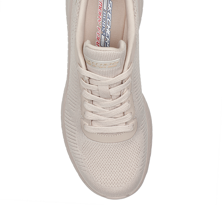 Pantofi sport femei Skechers nude din material textil 1967dps117209nu