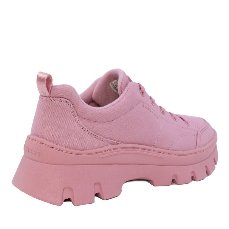 Pantofi sport femei Skechers roz din material textil 1965DPS177246RO