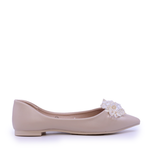 Women's ballerinas Solo Donna beige 1169db2200be