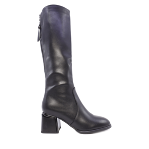 Women's Solo Donna black boots made of synthetic material with a medium heel 1166DC6820N