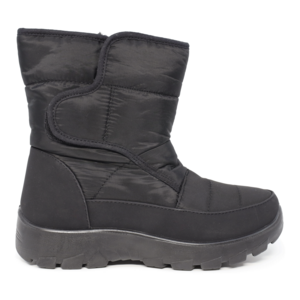 Solo Donna women's black boots made of synthetic material with suede-like appearance 2546DG0278N.