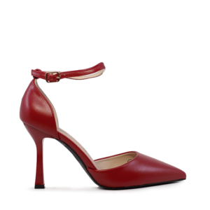 Pantofi stiletto decupați femei Solo Donna roșu 1161DD0011R