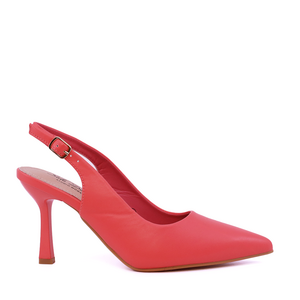 Pantofi stiletto slingback femei Solo Donna portocaliu somon 1161DD1400SA