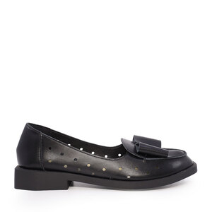 Pantofi perforați femei Solo Donna negri 1169dpf8200n