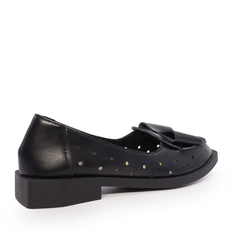 Pantofi perforați femei Solo Donna negri 1167DPF8200N