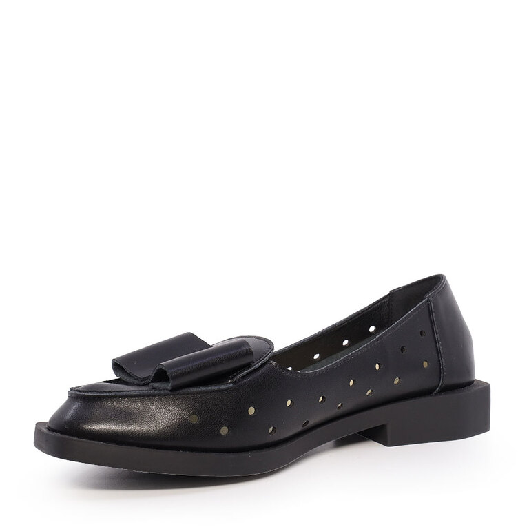 Chaussures perforées noires Solo Donna pour femmes 1167DPF8200N