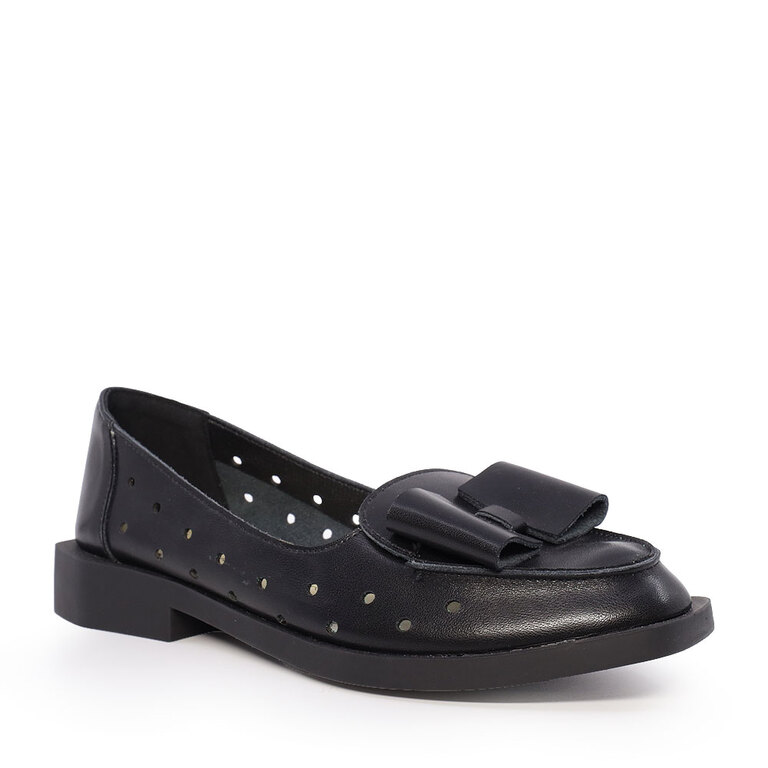 Chaussures perforées noires Solo Donna pour femmes 1167DPF8200N