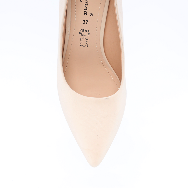 Women's Solo Donna beige high-heeled pumps 1166DP2110BE