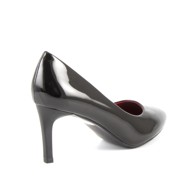 Women's shoes Solo Donna black lacquered 1168dp4723ln