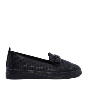 Chaussures femme noires Solo Donna avec perforations 1167DP1310N