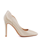 Solo Donna Women's Silver High Heel Stiletto Shoes 1167DP3330AG