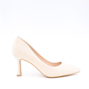 Women's Solo Donna beige stiletto pumps with a heel 1166DP2310BE