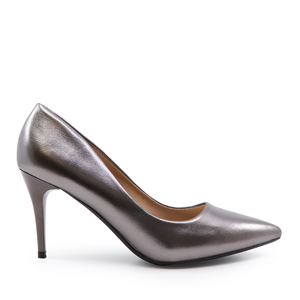 Pantofi stiletto femei Solo Donna gri metalizat 2854DP3944CF