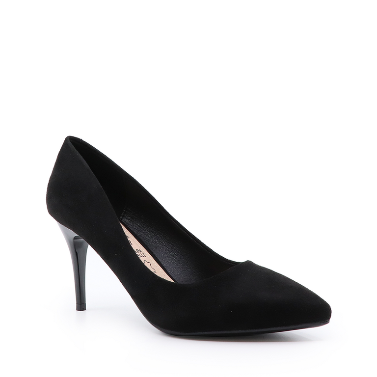 Solo Donna women's black stiletto shoes 2546DP3946VN.