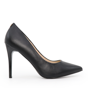 Pantofi stiletto femei Solo Donna negri cu toc înalt 1164DP4753N