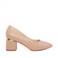 Women's Solo Donna White Low Heel Stiletto Shoes 1167DP1510A