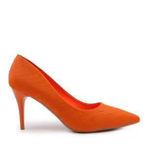 Pantofi stiletto femei Solo Donna portocalii 2855DP0570PO