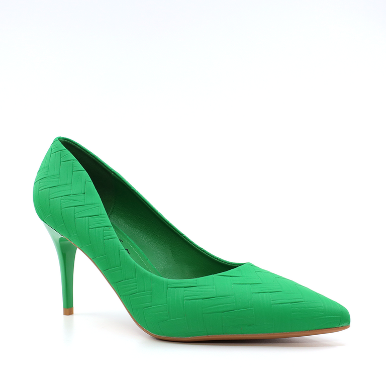 Pantofi stiletto femei Solo Donna verzi 2855DP0570V