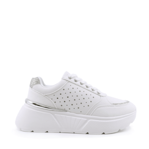 White synthetic Solo Donna women's sneakers 2547DP0534A