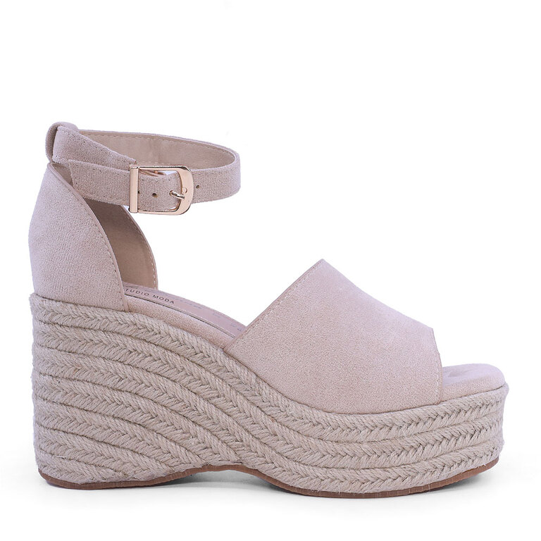 Women's sandals Solo Donna beige platform 1167DS1310VBE