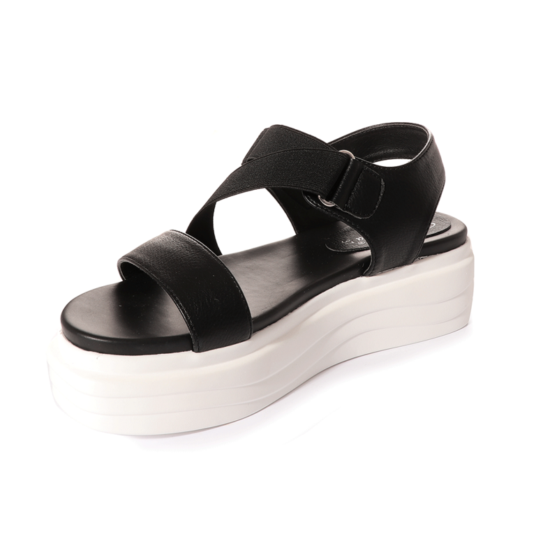 Solo Donna Women's black sandals 2541DS74223N