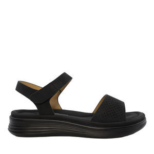 Sandale femei Solo Donna negre 2859ds6117n