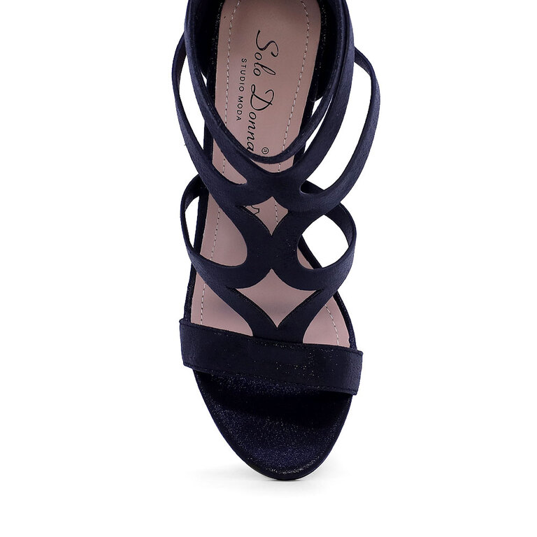 Women's Solo Donna Black High Heel Sandals 1167DS1190N