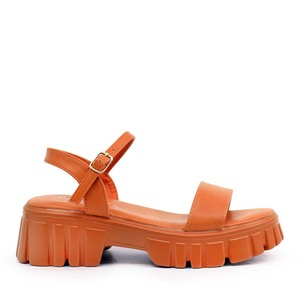 Sandale femei Solo Donna portocalii 2859DS23055PO