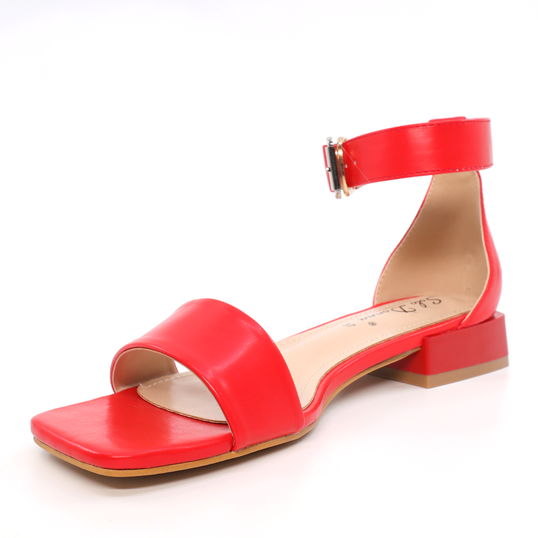 Sandale femei Solo Donna roșii 2855DS0027R
