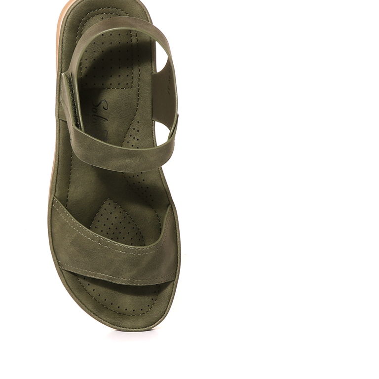 Solo Donna Women's Sandals  verzi cu talpă with extra comfort outsole 2851DS8129V