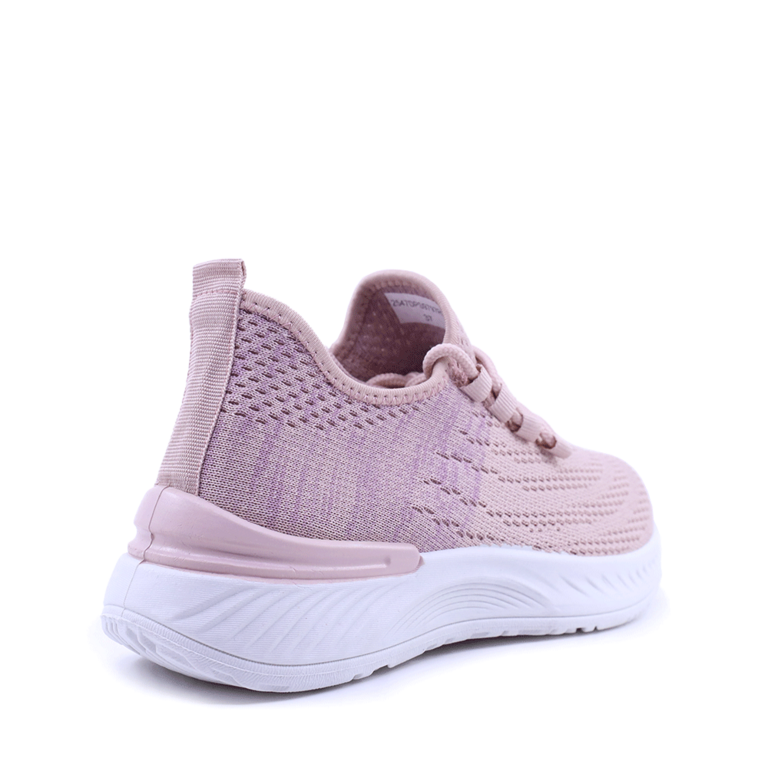 Women's Solo Donna pink textile sneakers 2547DPS9797RO