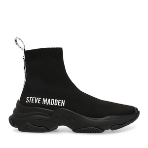 Steve Madden men Masterr sneakers in black stretch fabric 1475BGVMASTERRN