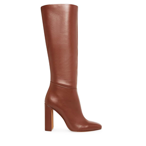 Cizme femei Steve Madden Speedway cognac din material sintetic  cu toc 1468DCSPEEDWAYCO