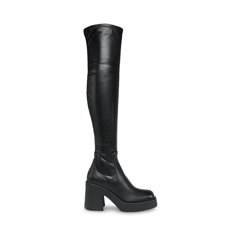 Steve Madden Steve Madden women Seasons boots in black faux leather 1464DC90010N, black women